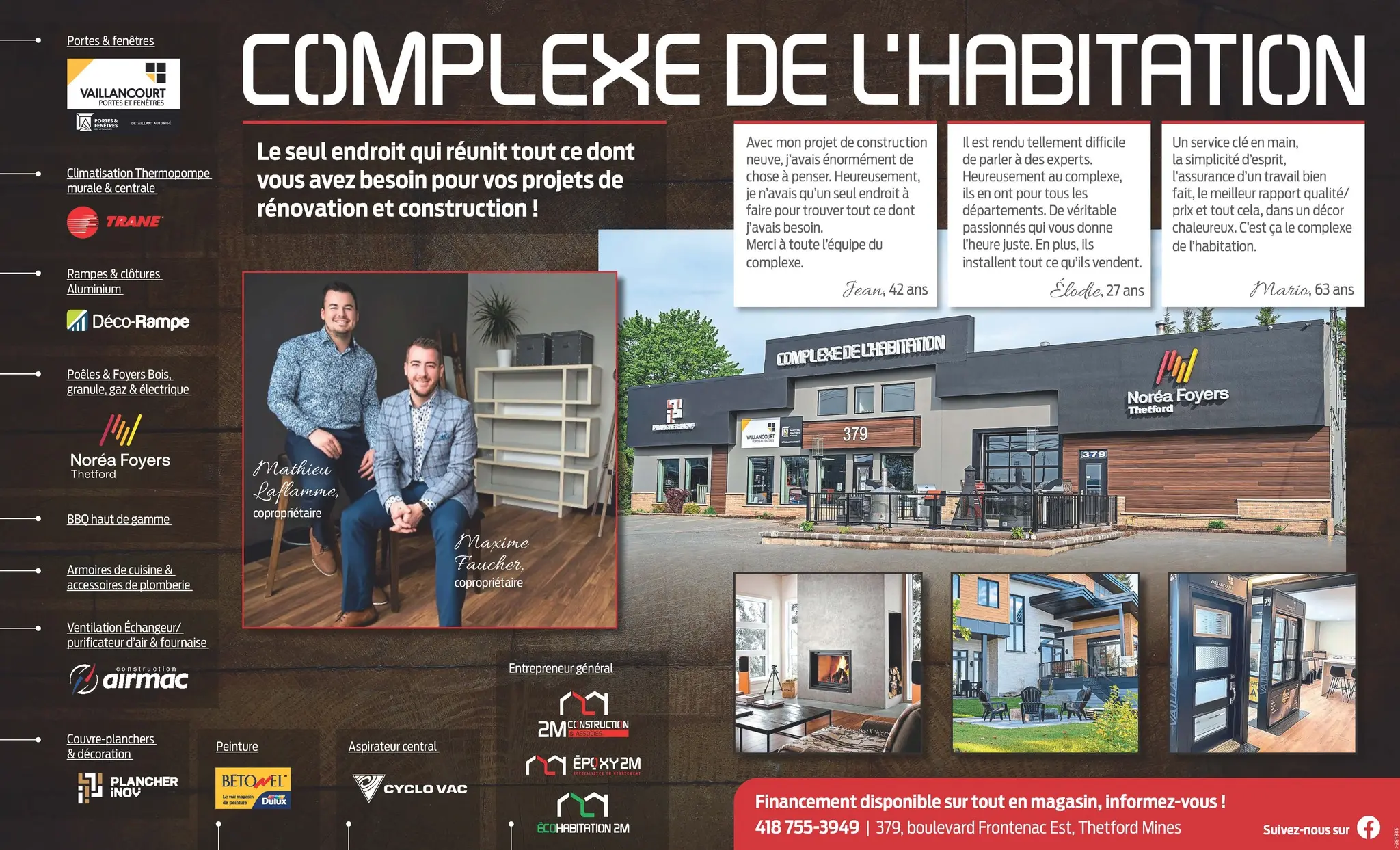 Publication magazine Mathieu Maxime propriétaires